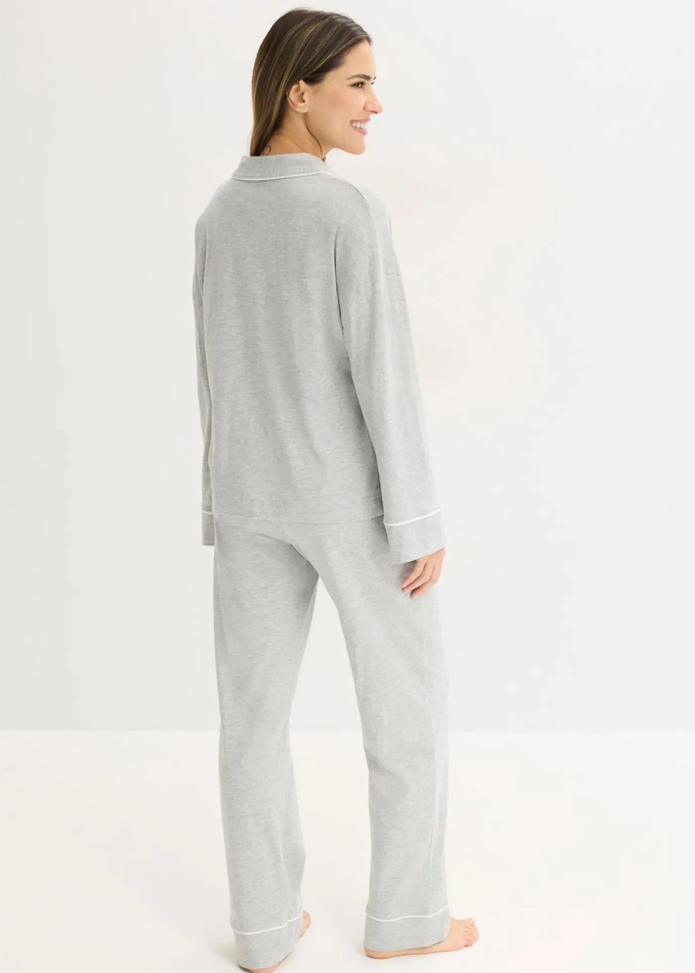 Outlet Pijama con viscosa y botones Mujer Ropa Para Dormir