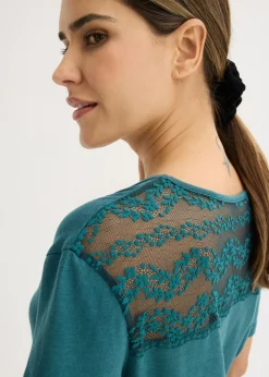 Outlet Pijama con viscosa y encaje Mujer Temática·Lencería De Primavera|Ropa Para Dormir