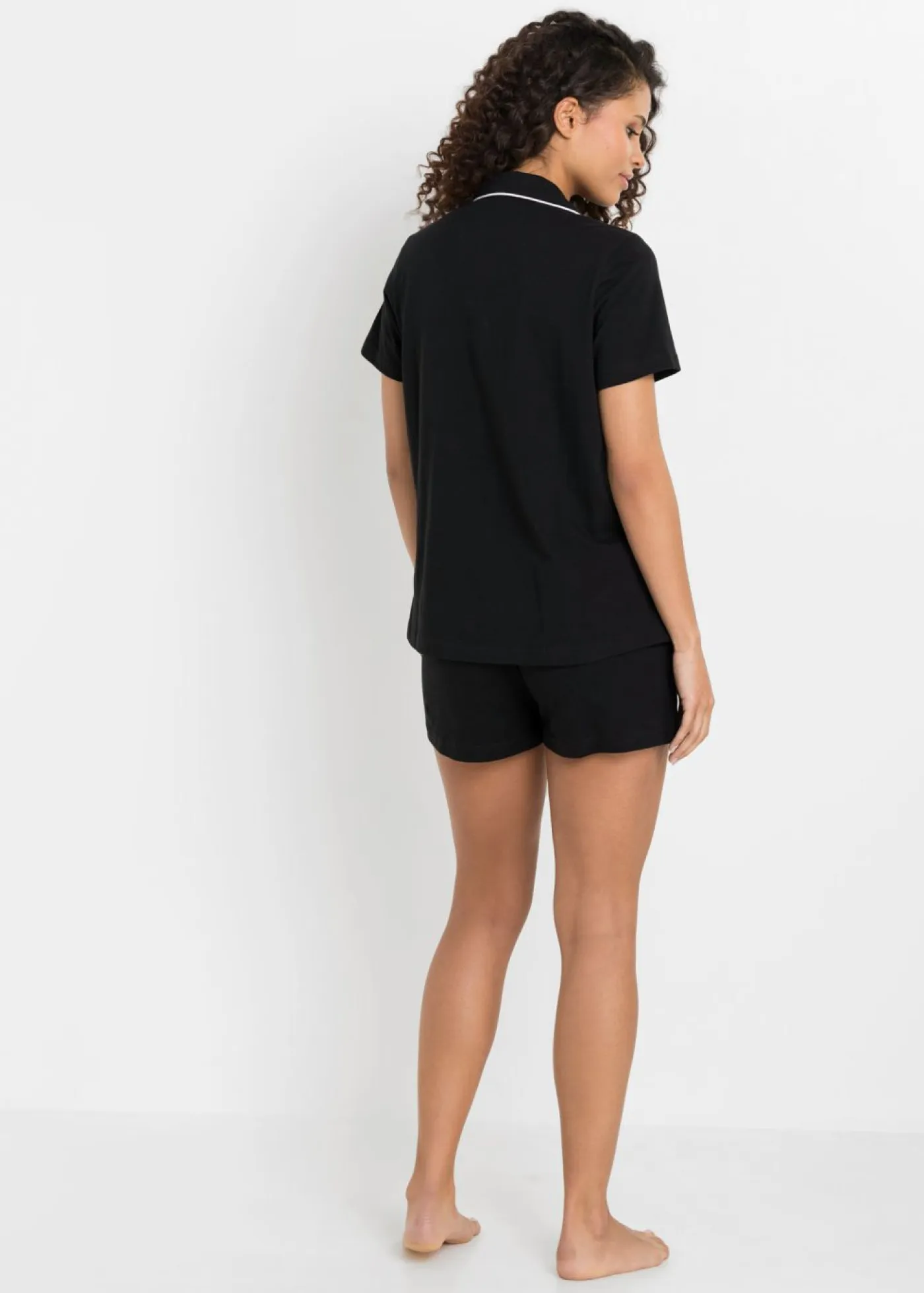 Clearance Pijama corto con botones Mujer Básicos|Ropa Para Dormir