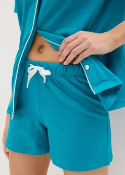 Hot Pijama corto con botones Mujer Básicos|Ropa Para Dormir