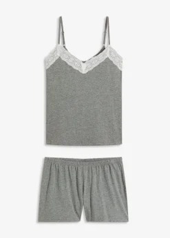 Sale Pijama corto con encaje fino Mujer Ropa Para Dormir