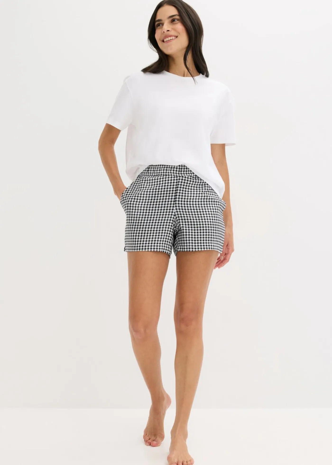 Hot Pijama corto con pantalón tejido Mujer Ropa Para Dormir