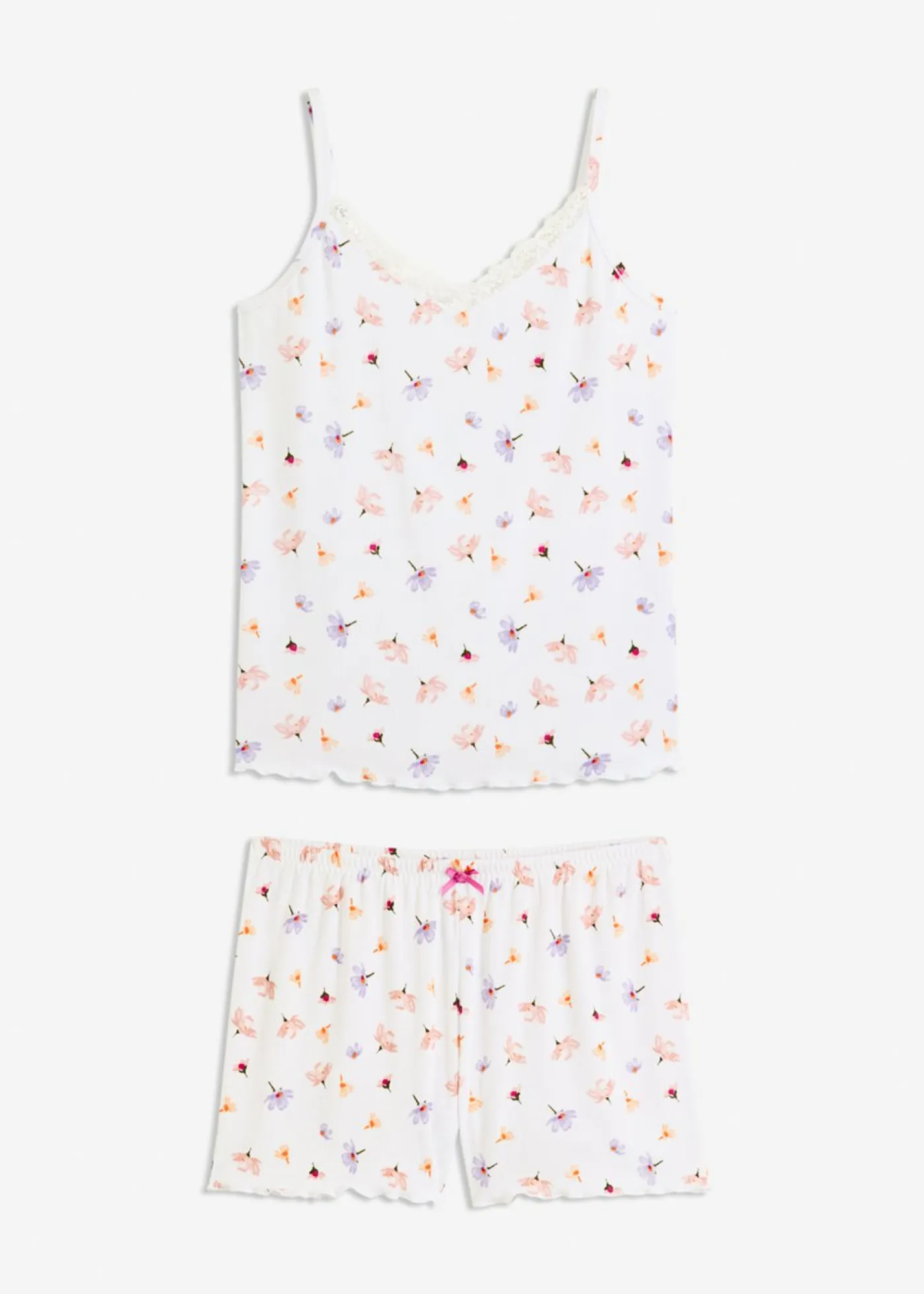 Outlet Pijama corto de canalé Mujer Ropa Para Dormir