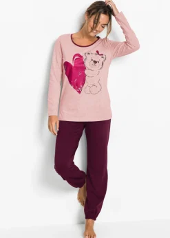 New Pijama de algodón orgánico Mujer Ropa Para Dormir