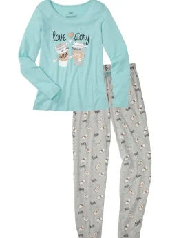 Clearance Pijama de algodón orgánico Mujer Ropa Para Dormir