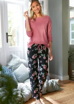 Discount Pijama de algodón orgánico puro Mujer Ropa Para Dormir