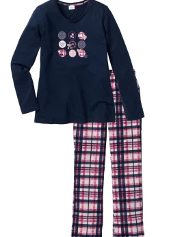 Pijama de algodón orgánico puro Mujer Ropa Para Dormir
