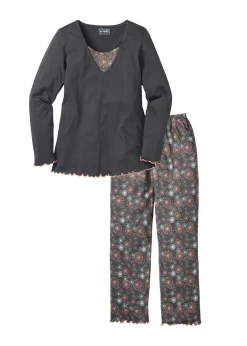 Outlet Pijama de algodón orgánico puro Mujer Ropa Para Dormir