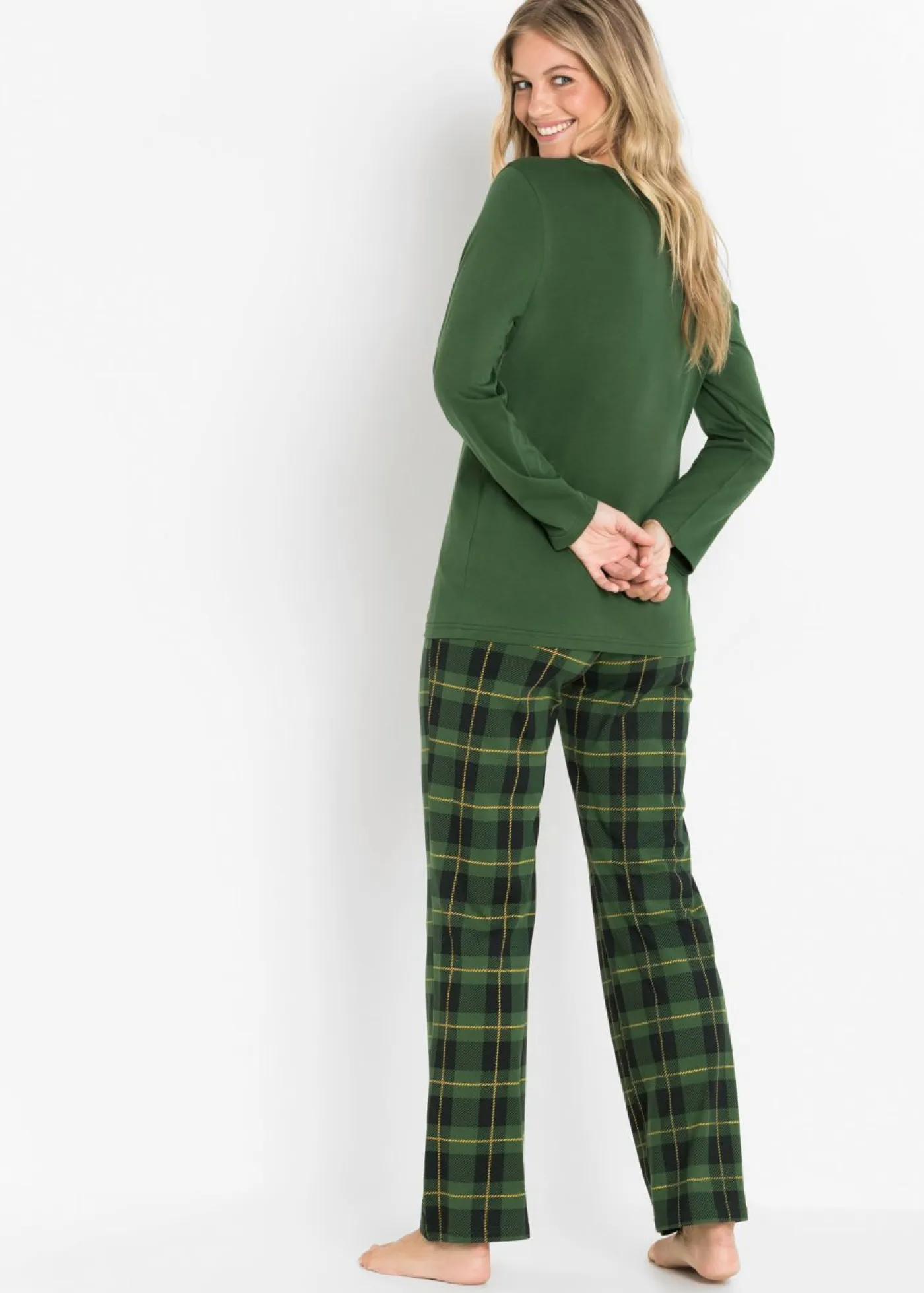 Clearance Pijama de algodón orgánico puro Mujer Ropa Para Dormir