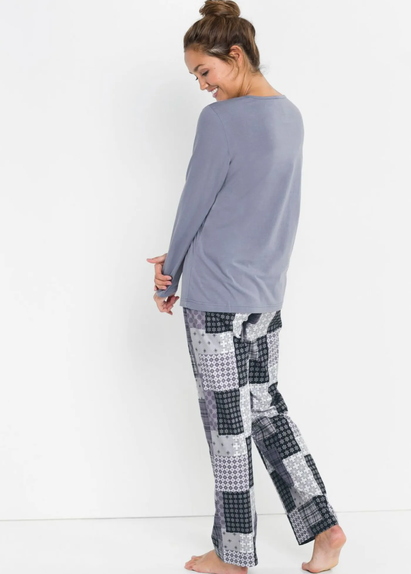 Sale Pijama de algodón orgánico puro Mujer Ropa Para Dormir