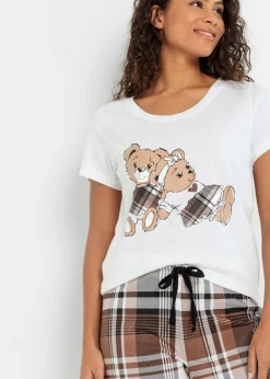 Discount Pijama de algodón orgánico puro Mujer Ropa Para Dormir