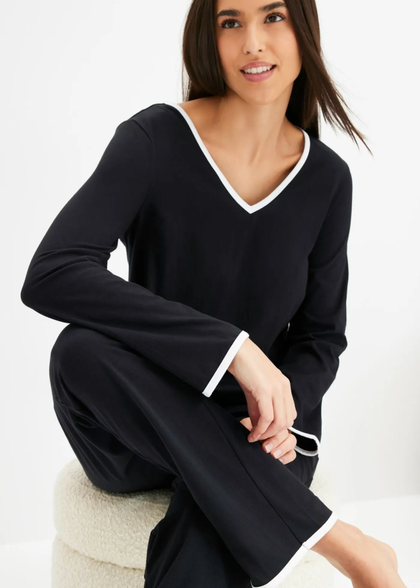 Sale Pijama de algodón puro Mujer Básicos|Ropa Para Dormir