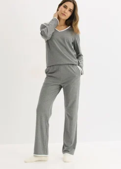 New Pijama de algodón puro Mujer Básicos|Ropa Para Dormir