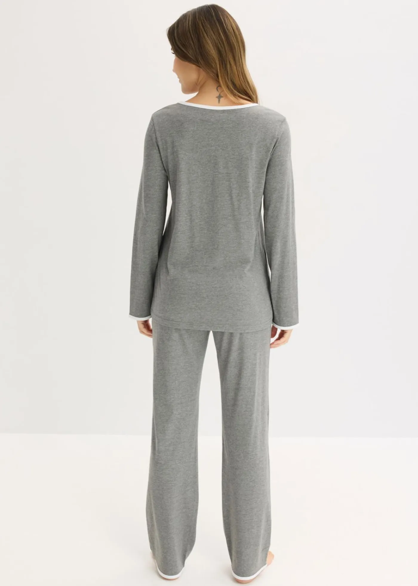 New Pijama de algodón puro Mujer Básicos|Ropa Para Dormir