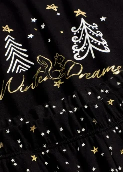 Hot Pijama de algodón puro con estampado brillante Mujer Ropa Para Dormir