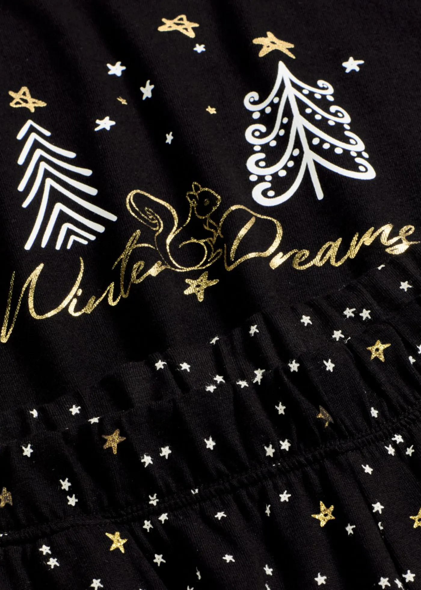 Hot Pijama de algodón puro con estampado brillante Mujer Ropa Para Dormir