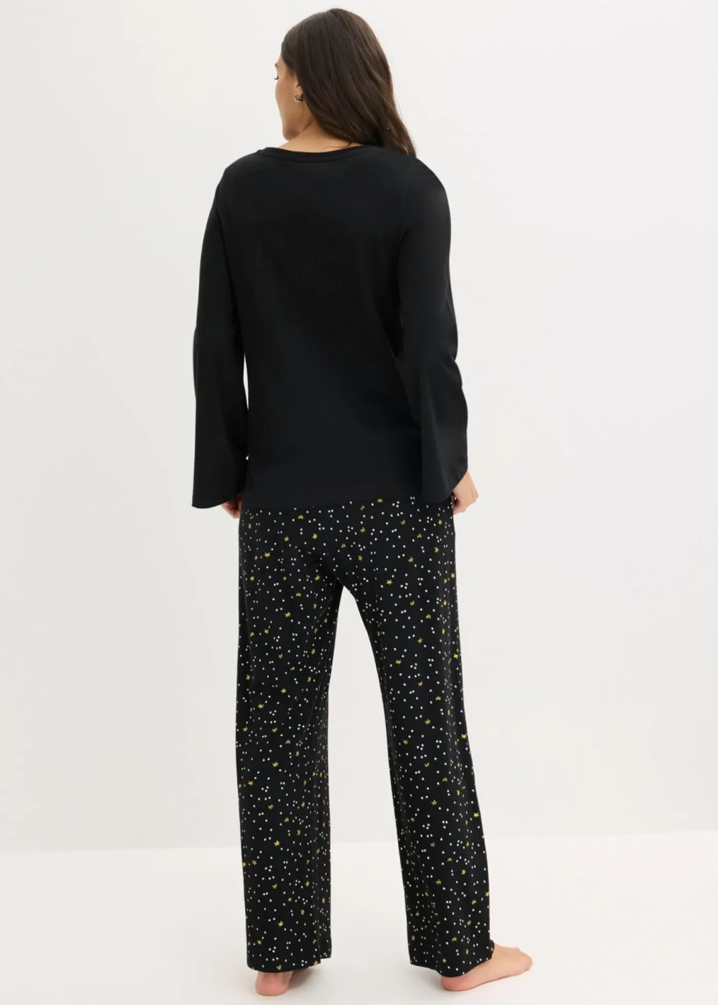 Hot Pijama de algodón puro con estampado brillante Mujer Ropa Para Dormir