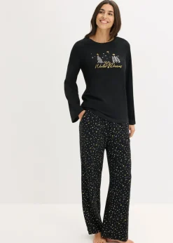 Hot Pijama de algodón puro con estampado brillante Mujer Ropa Para Dormir