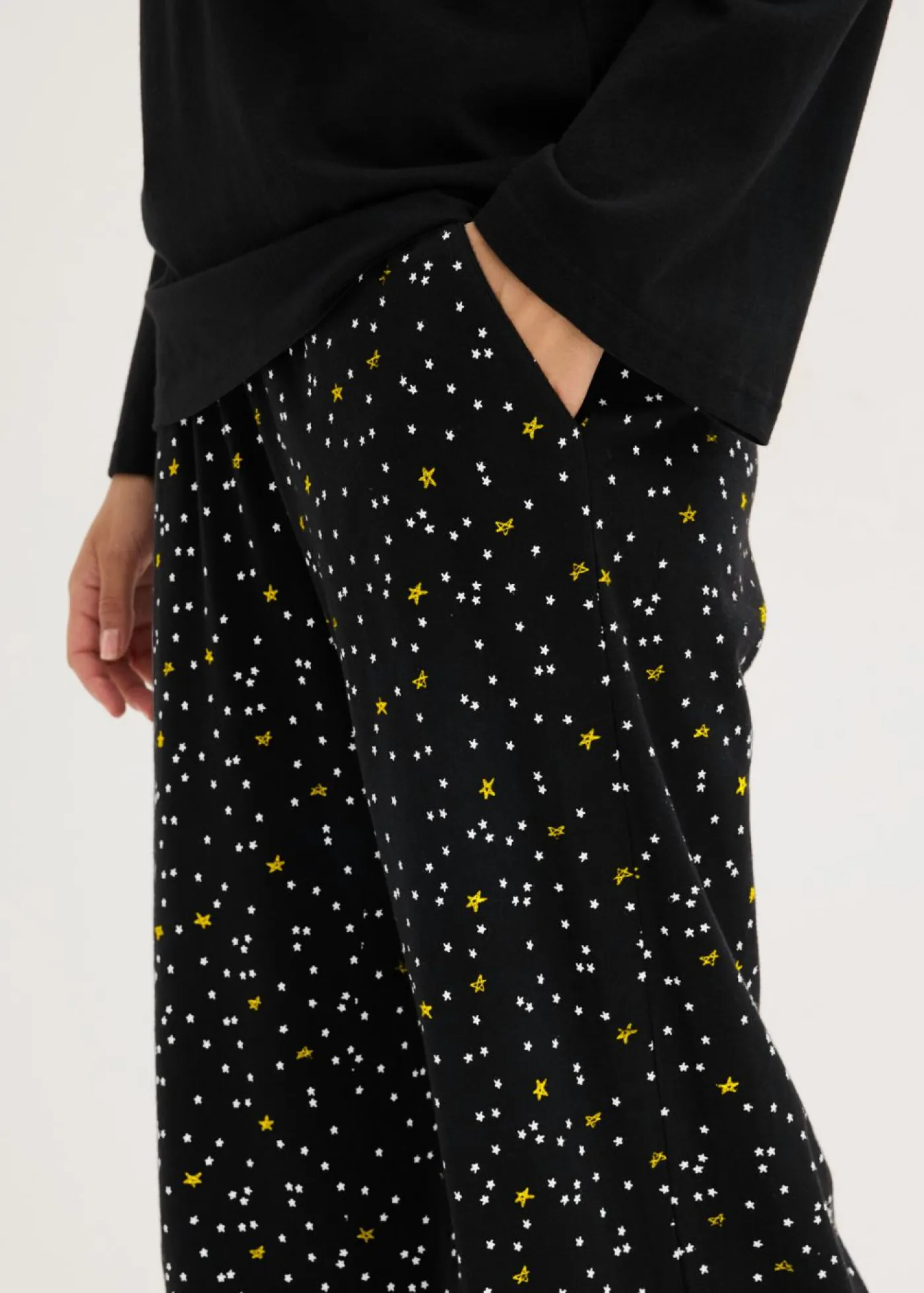Hot Pijama de algodón puro con estampado brillante Mujer Ropa Para Dormir