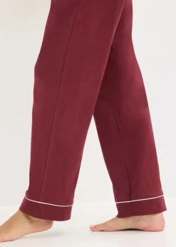 Best Pijama de algodón puro con botones Mujer Ropa Para Dormir