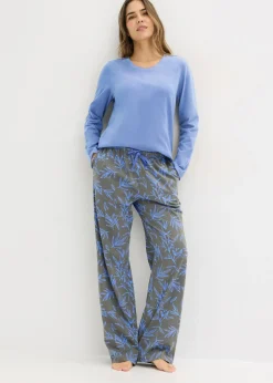 Outlet Pijama de algodón puro (3 piezas) Mujer Ropa Para Dormir