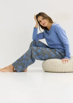 Outlet Pijama de algodón puro (3 piezas) Mujer Ropa Para Dormir