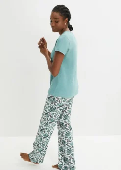 Clearance Pijama de algodón puro (3 piezas) Mujer Ropa Para Dormir