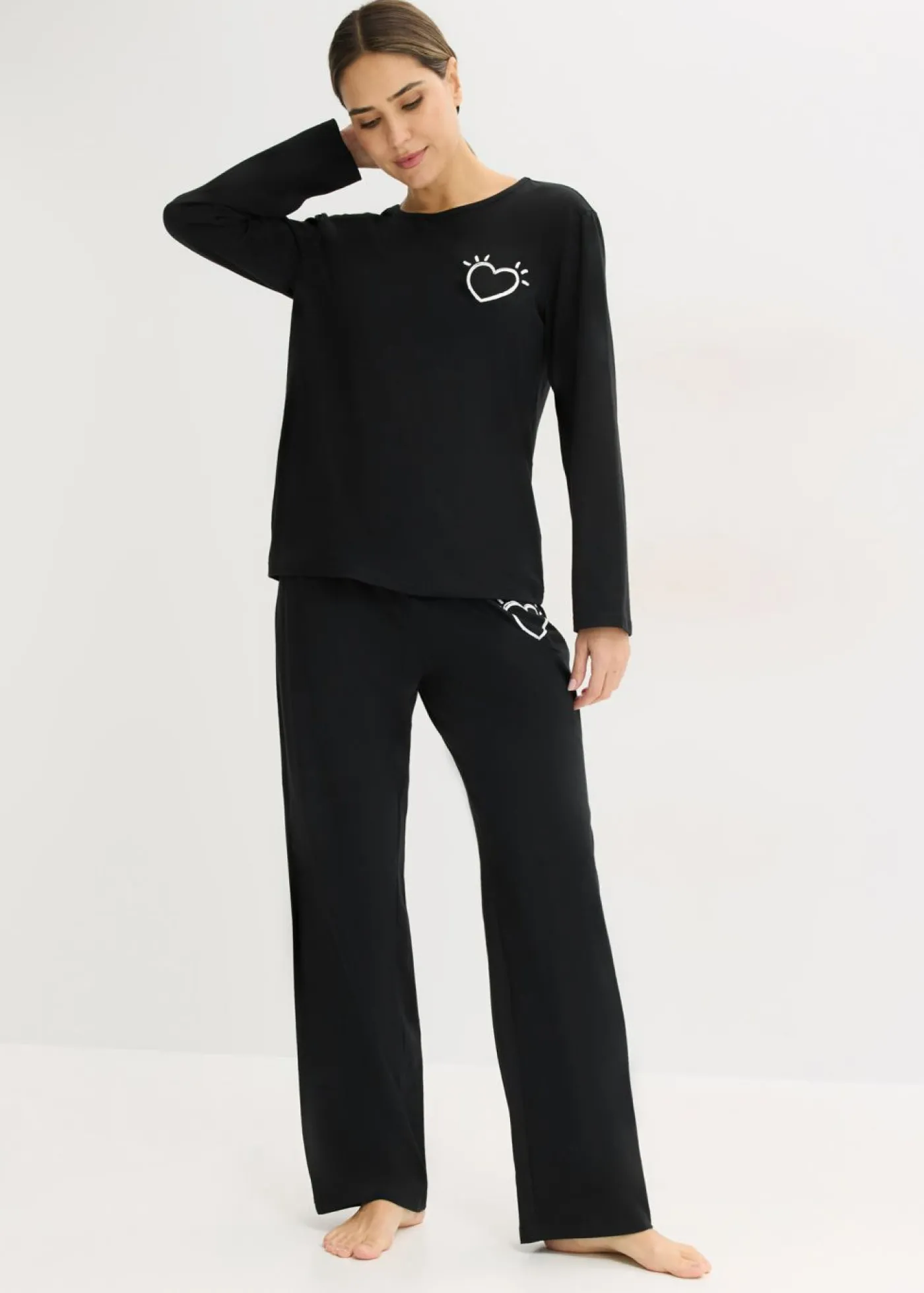 Hot Pijama de algodón suave Mujer Ropa Para Dormir