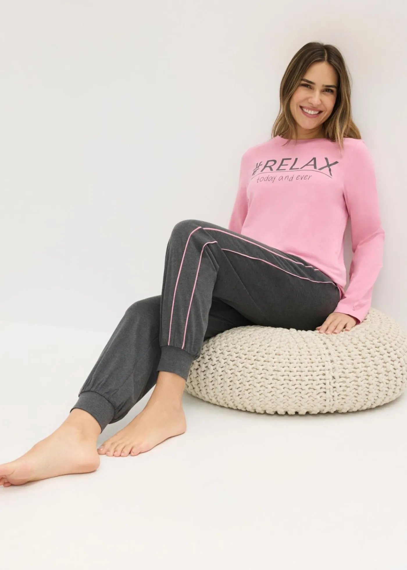 Pijama de algodón suave Mujer Ropa Para Dormir