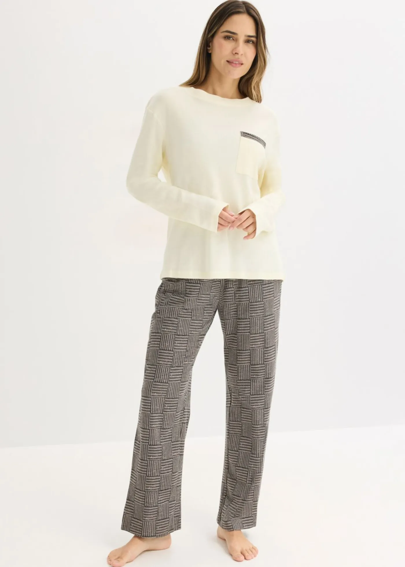 Pijama de algodón suave Mujer Ropa Para Dormir