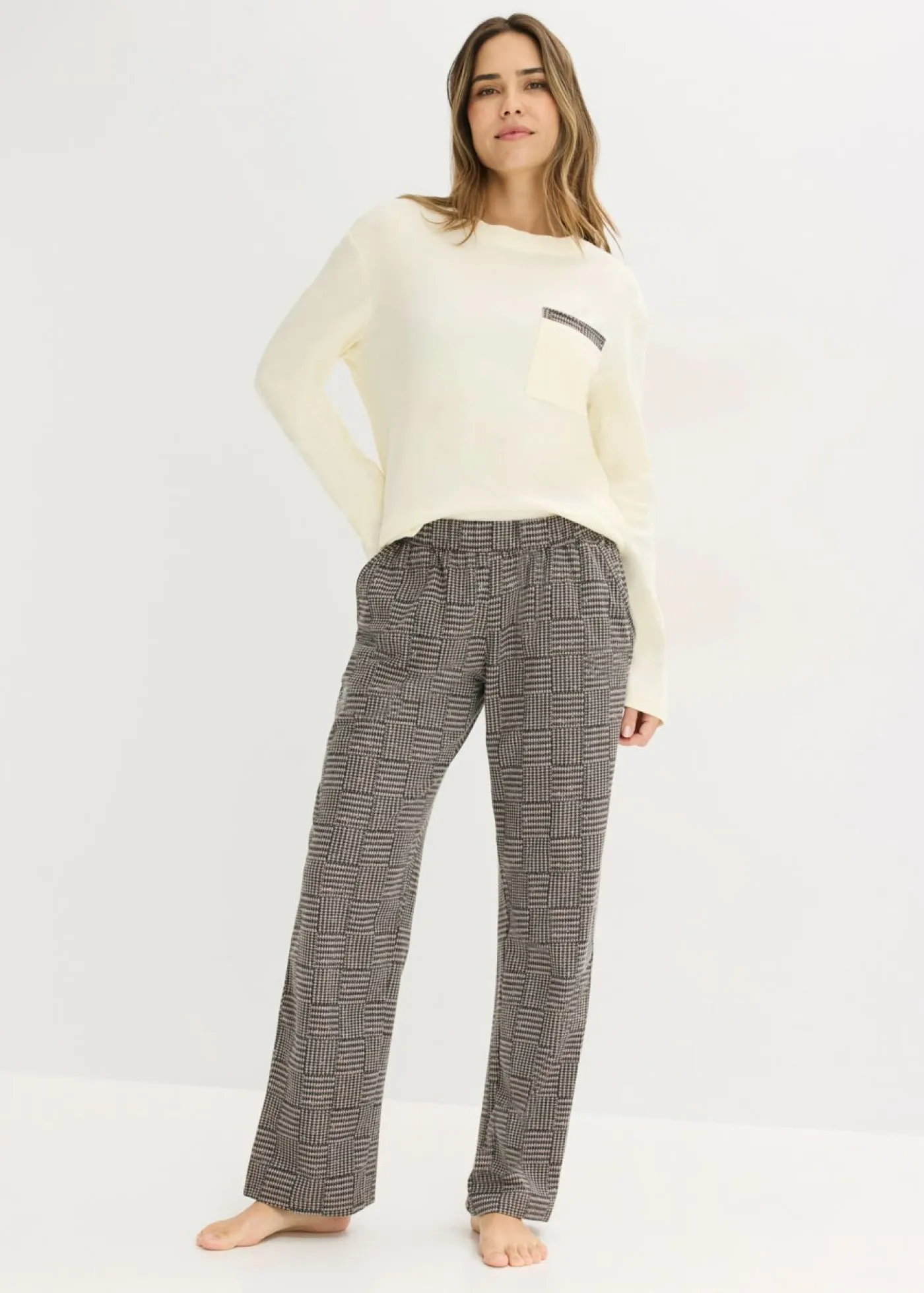 Pijama de algodón suave Mujer Ropa Para Dormir