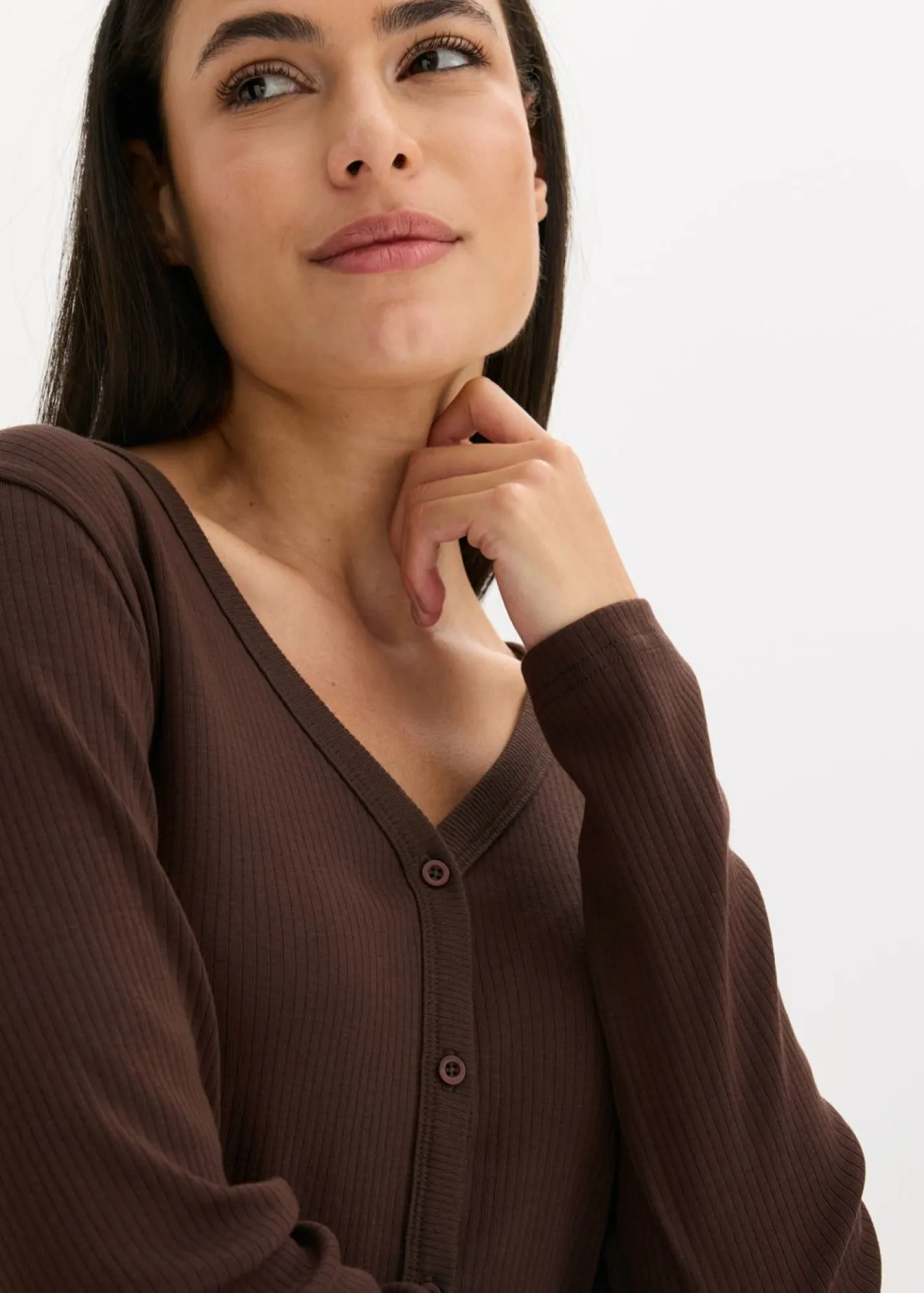 Pijama de canalé con botones Mujer Ropa Para Dormir