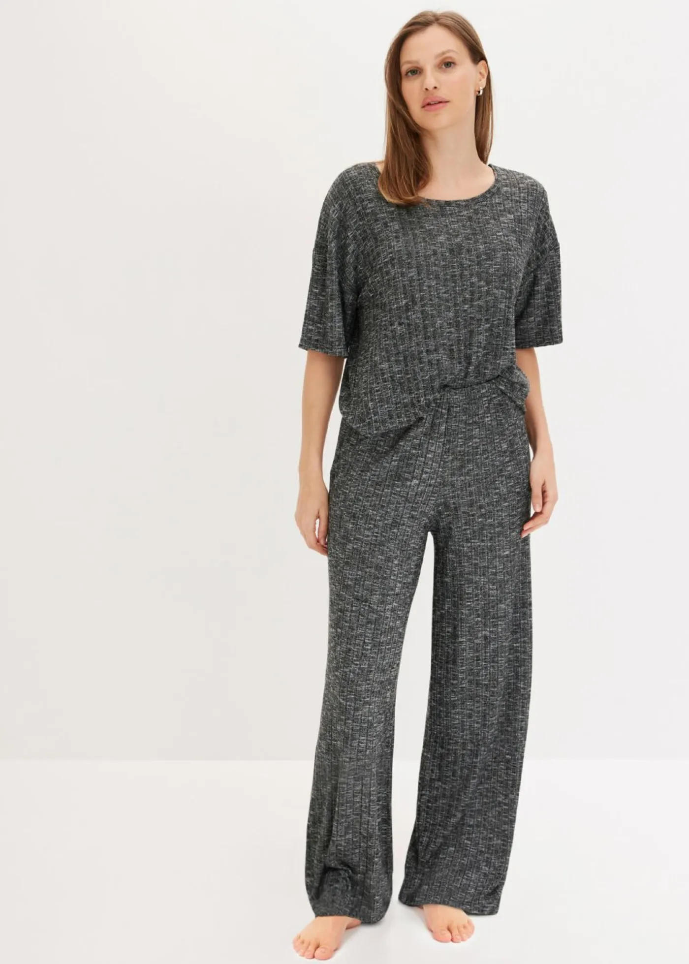 Best Pijama de canalé oversize Mujer Homewear|Ropa Para Dormir