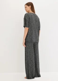 Best Pijama de canalé oversize Mujer Homewear|Ropa Para Dormir