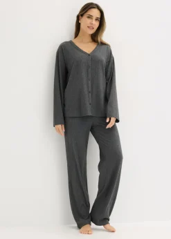 Best Pijama de canalé suave Mujer Homewear|Ropa Para Dormir