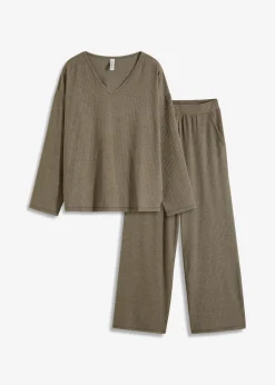 Outlet Pijama de canalé suave Mujer Homewear|Ropa Para Dormir
