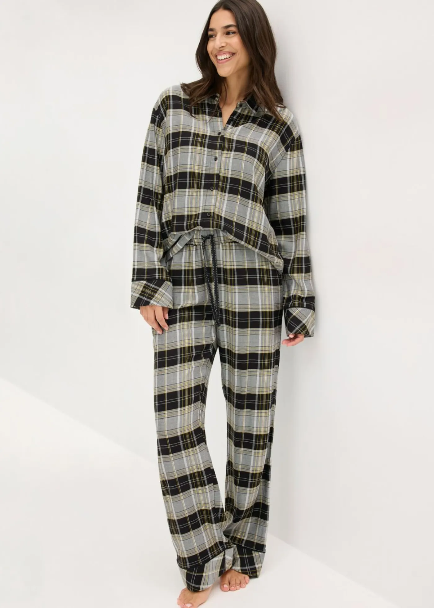 Clearance Pijama de franela Mujer Ropa Para Dormir