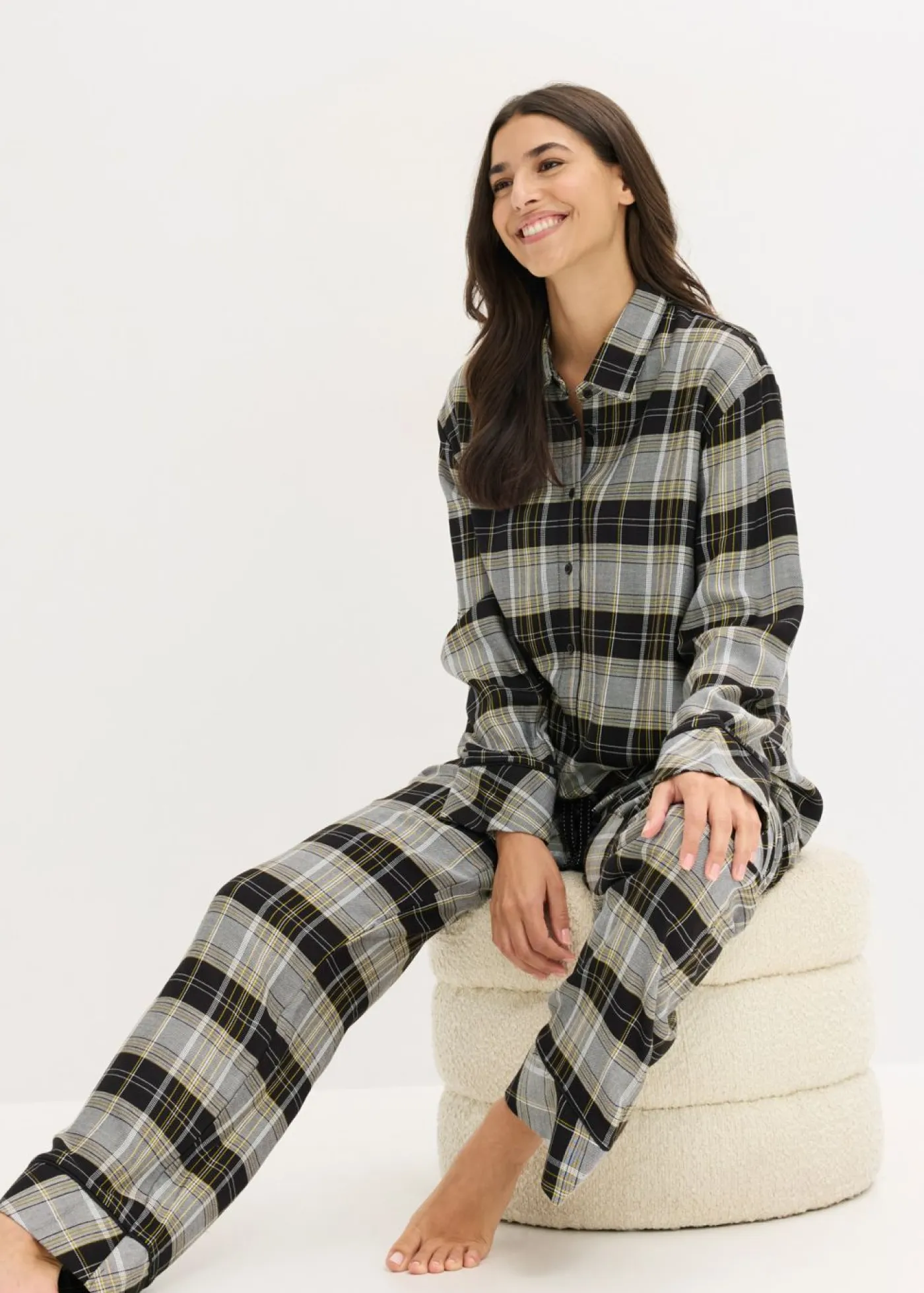 Clearance Pijama de franela Mujer Ropa Para Dormir