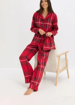 Online Pijama de franela de suave algodón con bolsa de regalo Mujer Ropa Para Dormir