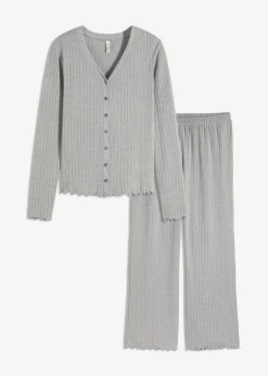 Outlet Pijama de pointelle suave Mujer Homewear|Ropa Para Dormir