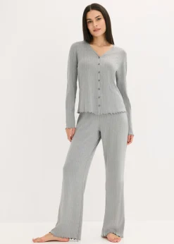 Outlet Pijama de pointelle suave Mujer Homewear|Ropa Para Dormir