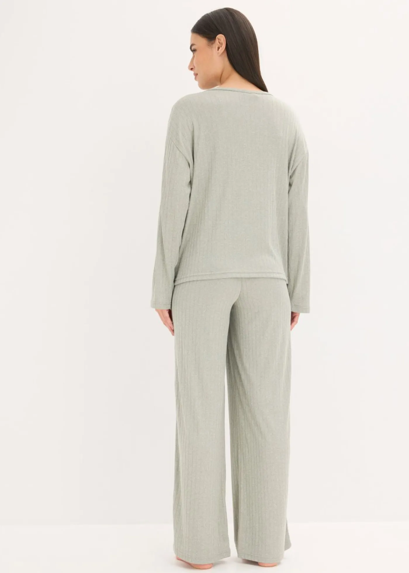 Pijama de suave punto pointelle Mujer Ropa Para Dormir