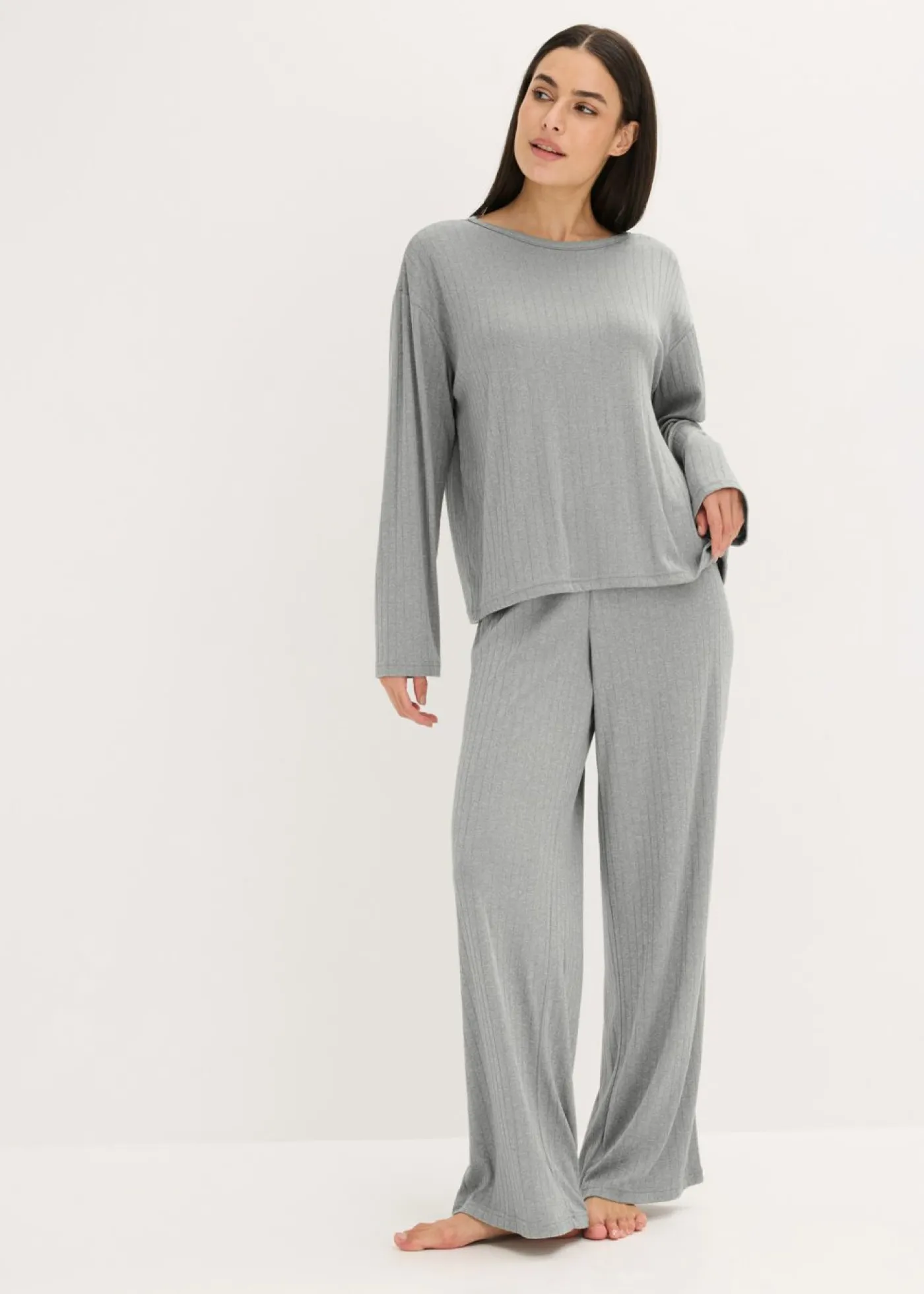 Pijama de suave punto pointelle Mujer Ropa Para Dormir