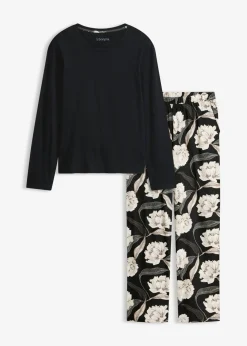 New Pijama de viscosa con perneras anchas Mujer Ropa Para Dormir