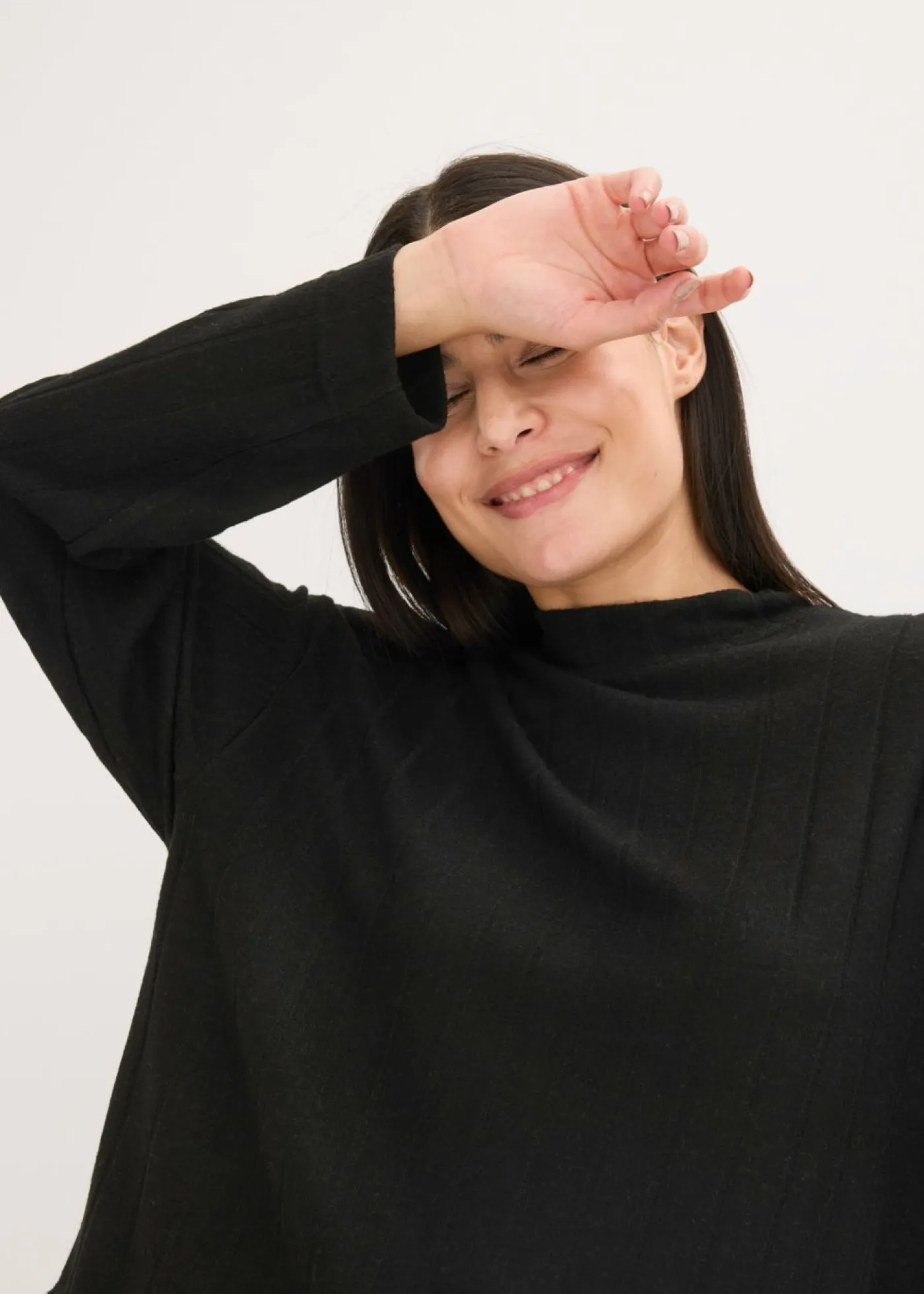 Pijama holgado de punto suave de canalé Mujer Homewear|Ropa Para Dormir