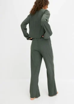 Online Pijama oversize de suave canalé Mujer Homewear|Ropa Para Dormir