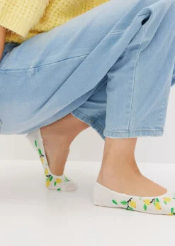 Discount Pinkies de algodón orgánico con tiras de silicona (8 pares) Mujer Medias, Panties Y Calcetines