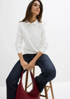 Sale Polo de algodón orgánico pesado Mujer Básicos|Camisetas