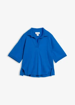 Online Polo de algodón orgánico puro Mujer Esenciales|Camisetas