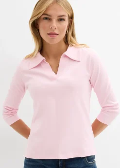 Sale Polo de algodón orgánico puro Mujer Básicos|Camisetas
